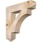 Ekena Millwork Westlake Arts & Crafts Smooth Bracket, Douglas Fir, 5 1/2"W x 28"D x 28"H BKT06X28X28WTL03SDF - alternate 1